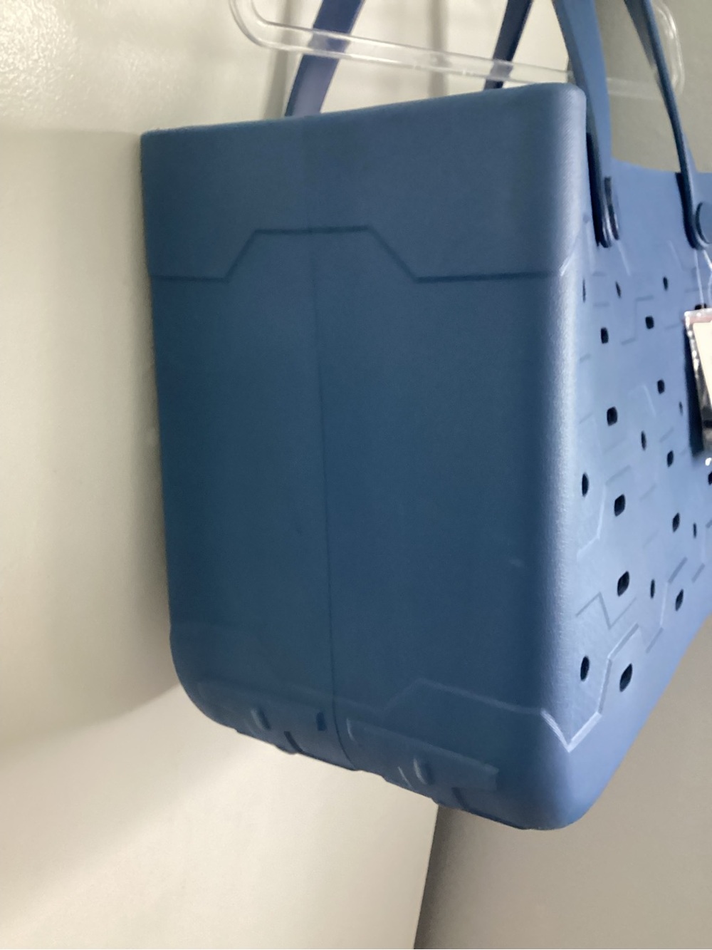 Mainstays Blue Silicone Large Multi-Purpose EVA Flex Tote - Picture 4 of 11